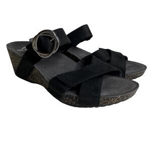 Dansko Women's Susie Platform Wedge Sandals Leather Comfort Size 42